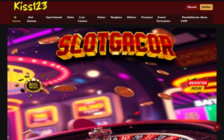 Screenshot of kiss123slot.com