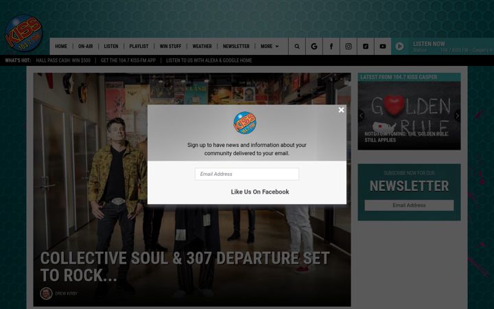Screenshot of kisscasper.com