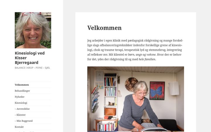 Screenshot of kisser-bjerregaard.dk