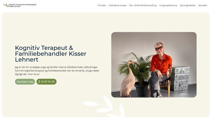 Screenshot of kisserlehnert.dk