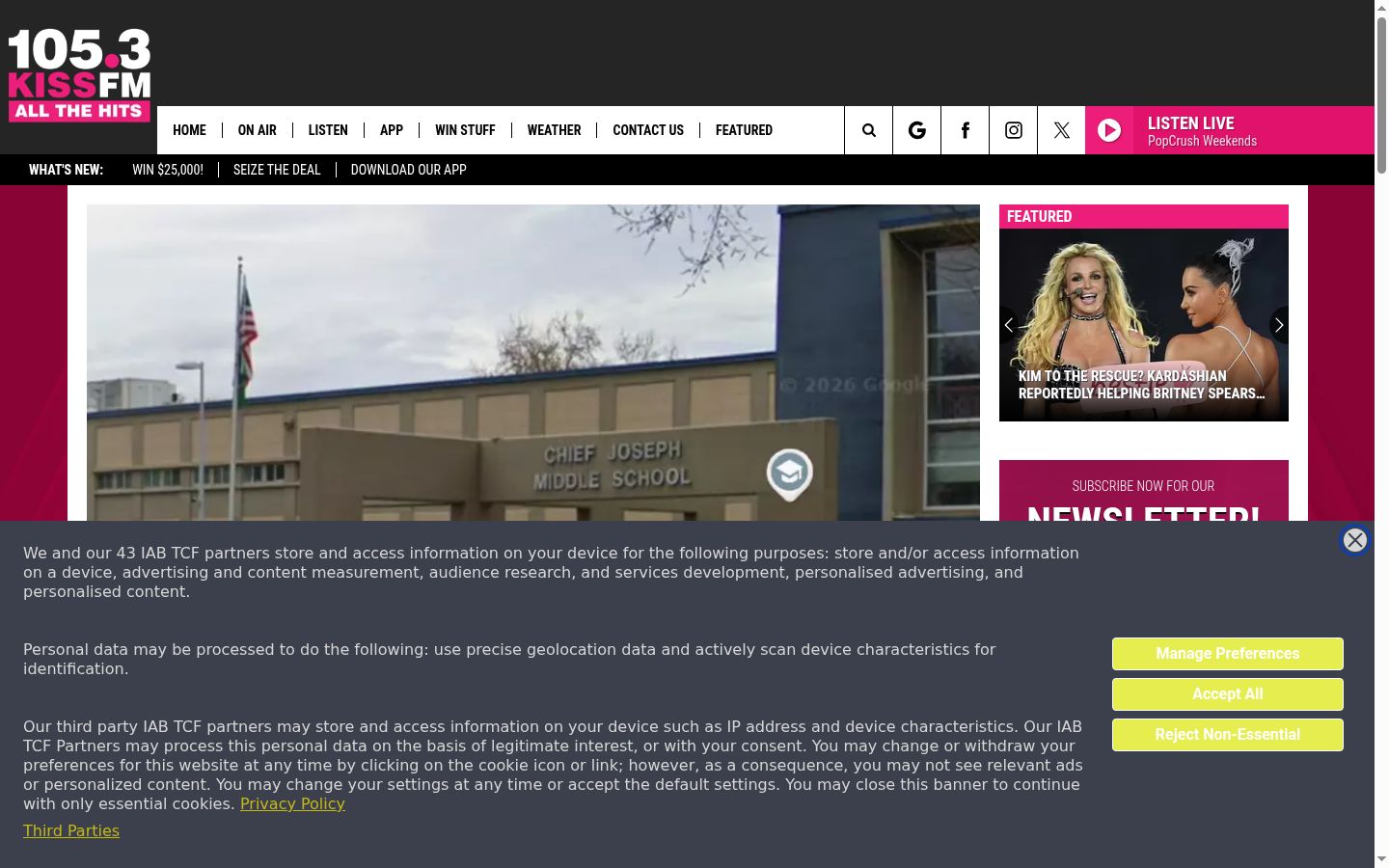Screenshot tal-banner tal-kunsens muri qabel kwalunkwe interazzjoni