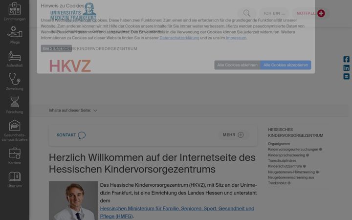 Screenshot of kisshessen.de