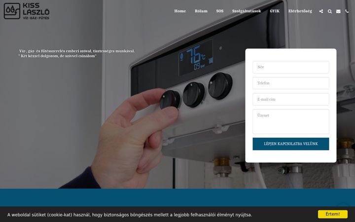 Screenshot of kisslaszlo-ev.com