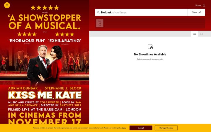 Screenshot of kissmekatecinema.com