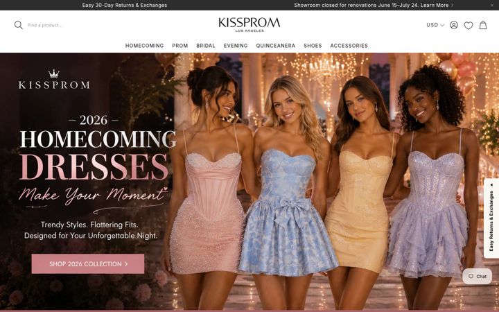 Képernyőkép: kissprom.com
