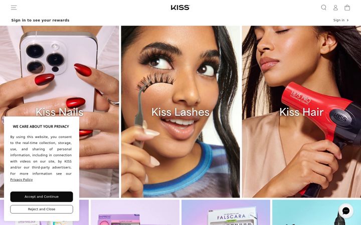 Screenshot of kissusa.com
