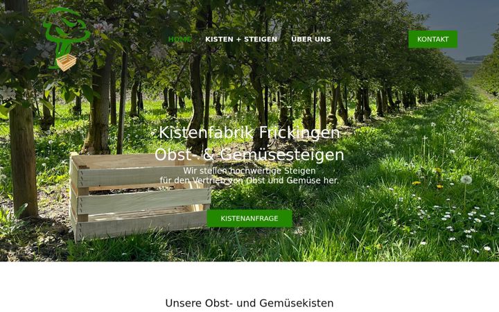 Screenshot of kistenfabrik-frickingen.de