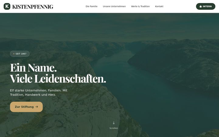 Screenshot of kistenpfennig.de