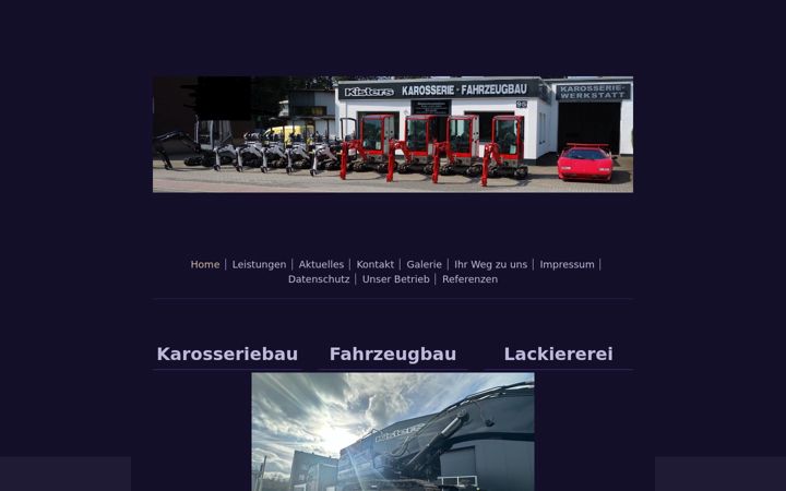 Screenshot of kisters-karosseriebau.de