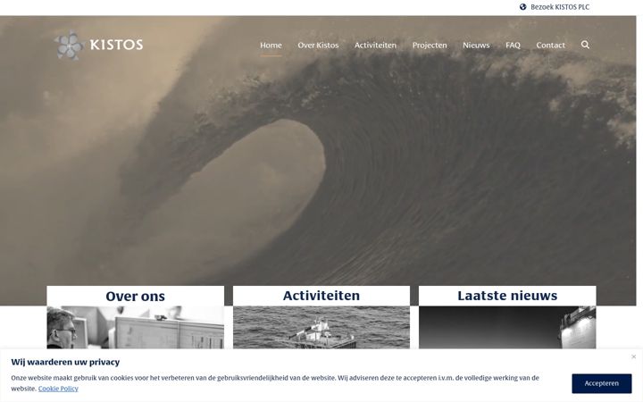 Screenshot of kistos.nl