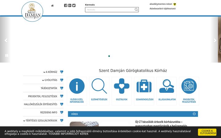 Screenshot of kisvardakorhaz.hu