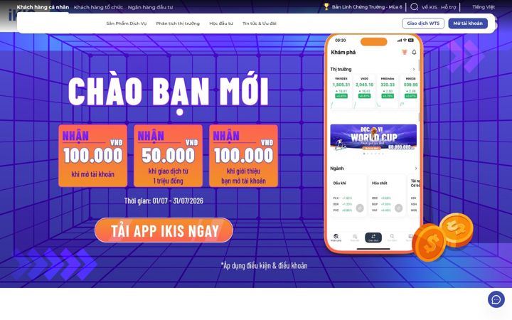Screenshot of kisvn.vn