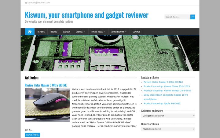Screenshot of kiswum.com