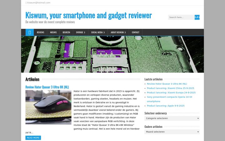 Screenshot of kiswum.nl