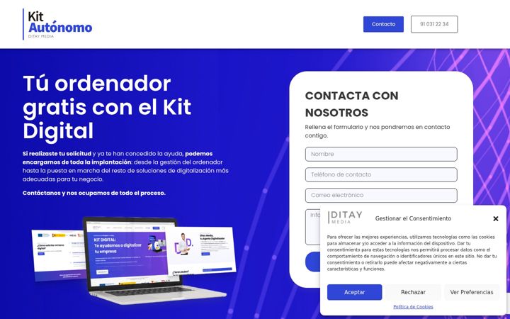 Screenshot of kit-autonomo.com