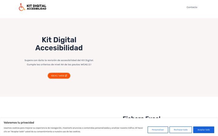 Screenshot of kit-digital-accesibilidad.com