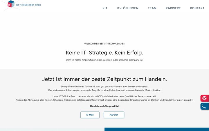 Screenshot of kit-technologies.de