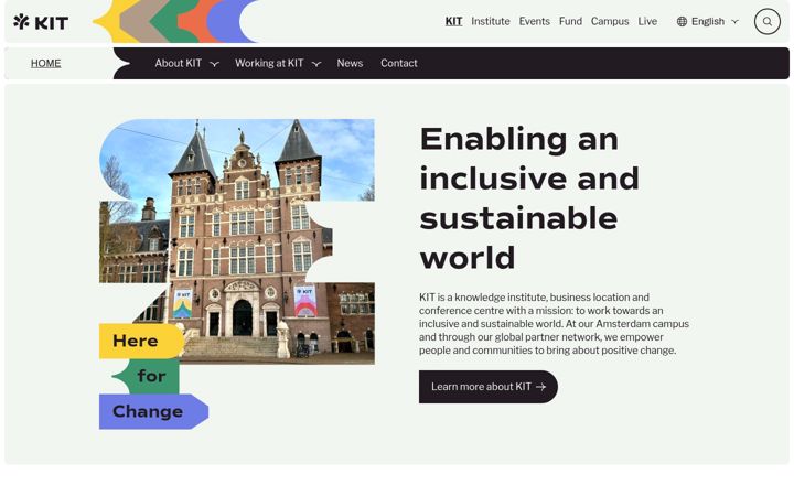 Screenshot of kit.nl