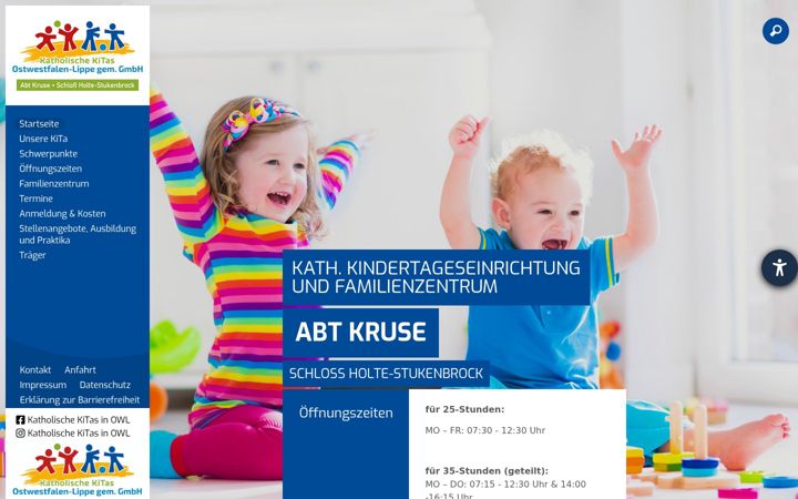 Screenshot of kita-abt-kruse.de