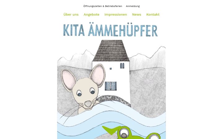 Screenshot of kita-aemmehuepfer.ch