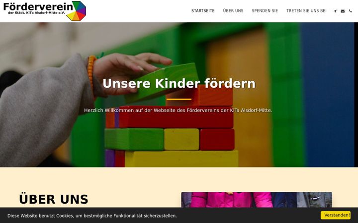 Screenshot of kita-alsdorf-mitte.de