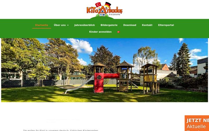 Screenshot of kita-arkadas.de