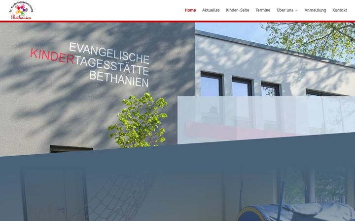 Screenshot of kita-bethanien.de