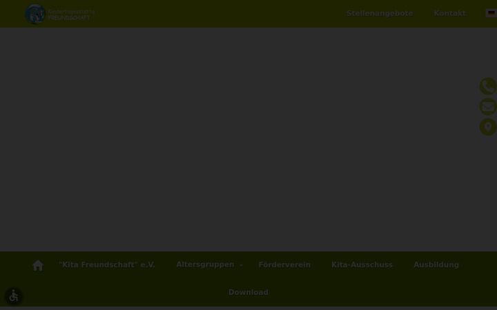 Screenshot of kita-freundschaft.de