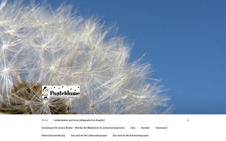 Screenshot of kita-gauaschach.de