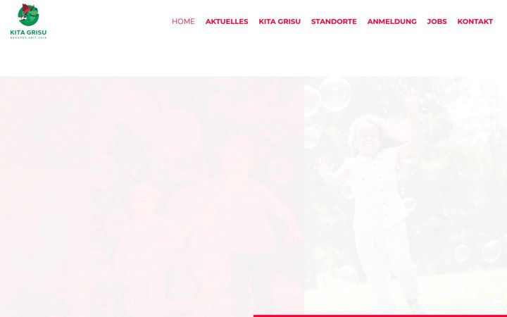 Screenshot of kita-grisu.ch
