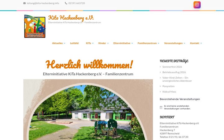 Screenshot of kita-hackenberg.info
