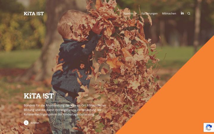 Screenshot of kita-ist.de