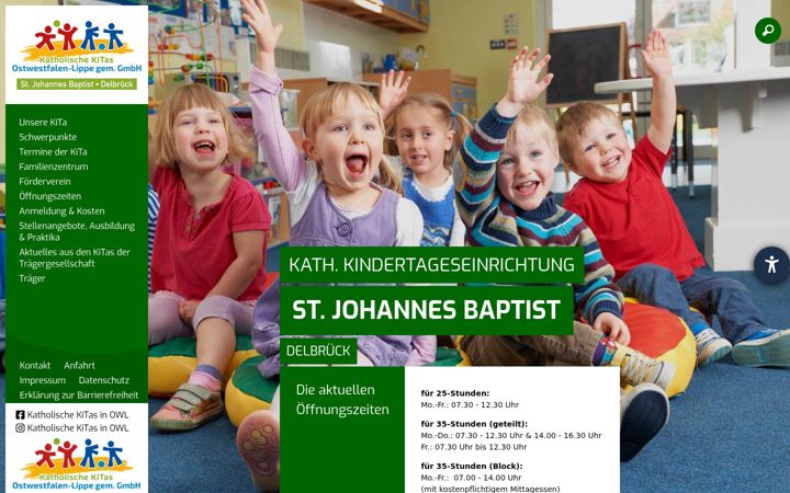 Screenshot of kita-jobade.de