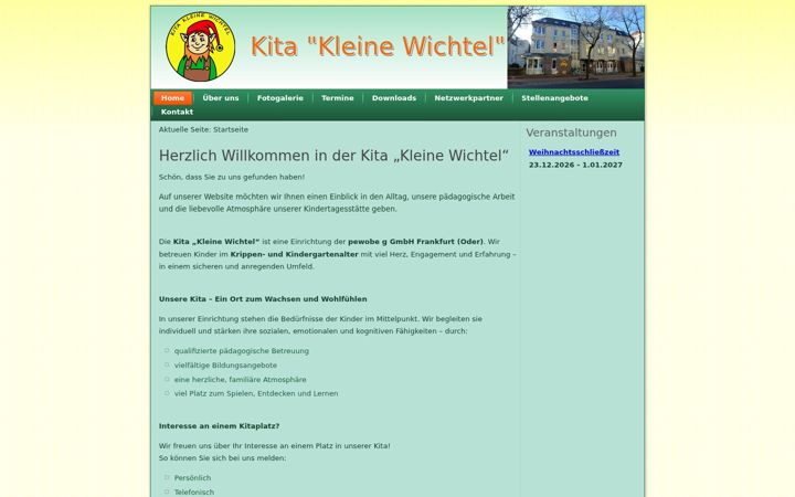Screenshot of kita-kleine-wichtel.de