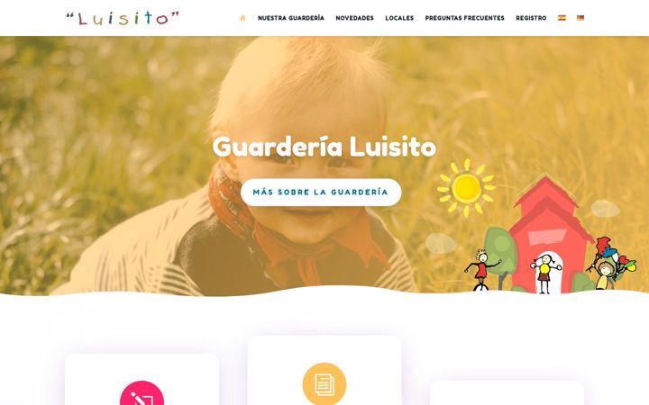 Screenshot of kita-luisito.de