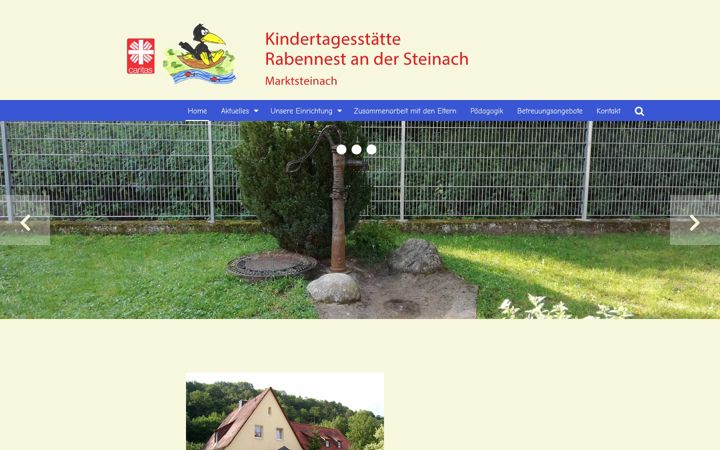 Screenshot of kita-marktsteinach.de