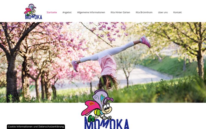 Screenshot of kita-momoka.ch