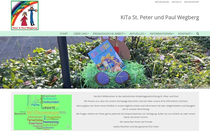 Screenshot of kita-peter-und-paul-wegberg.de