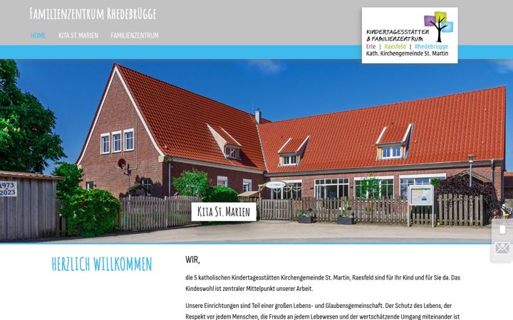 Screenshot of kita-rhedebruegge.de