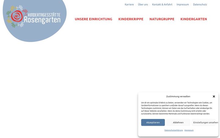 Screenshot of kita-rosengarten.com