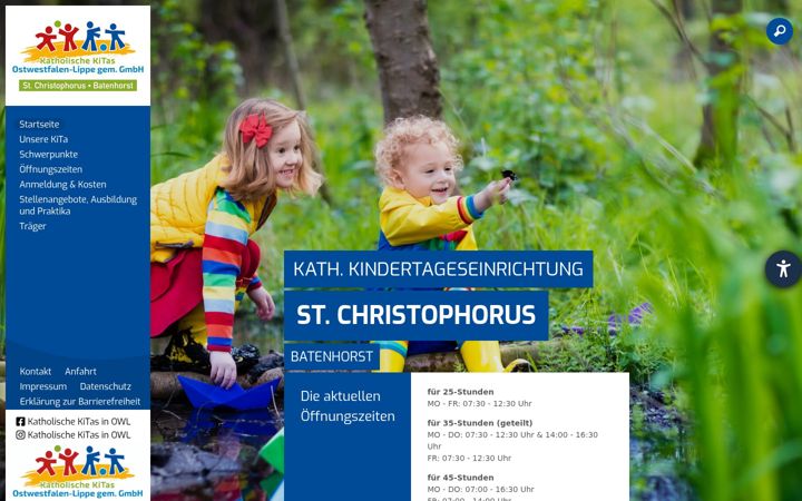 Screenshot of kita-st-christophorus-batenhorst.de