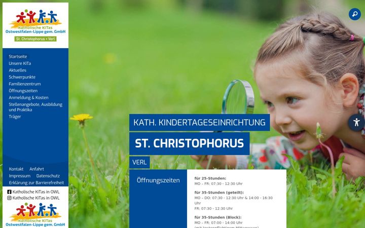 Screenshot of kita-st-christophorus-verl.de