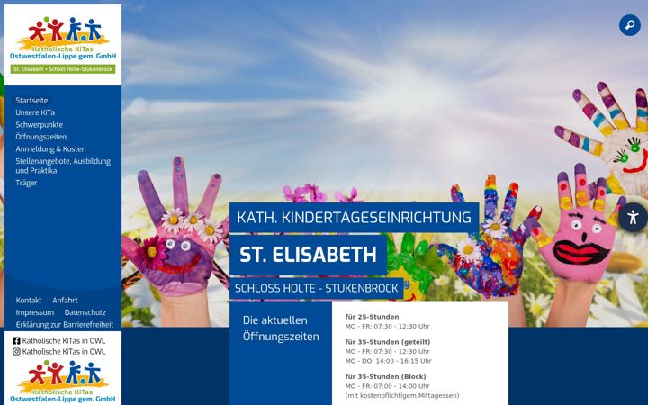 Screenshot of kita-st-elisabeth-shs.de