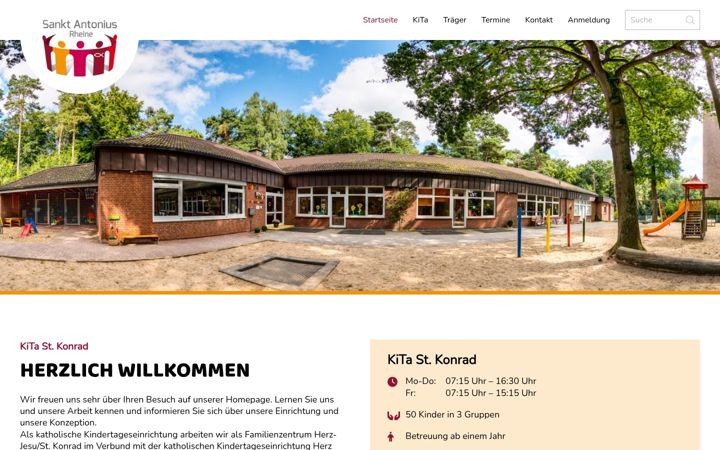 Screenshot of kita-st-konrad-rheine.de