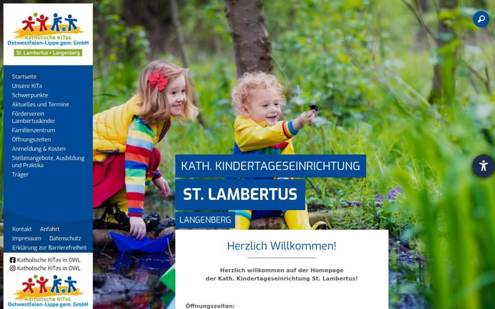 Screenshot of kita-st-lambertus-langenberg.de