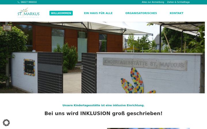 Screenshot of kita-stmarkus.de