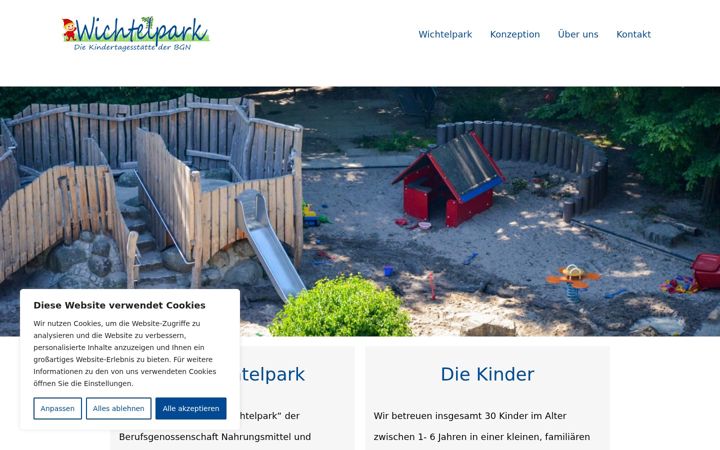 Screenshot of kita-wichtelpark.de