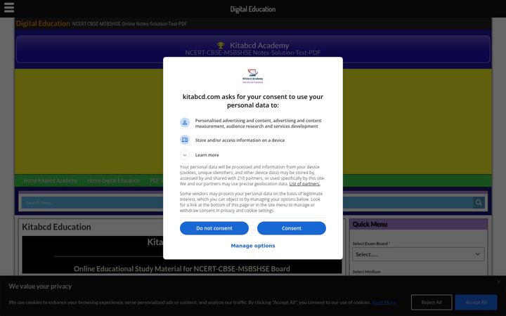 Screenshot of kitabcd.com