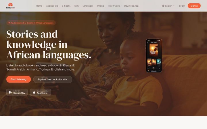 Screenshot of kitabcloud.se