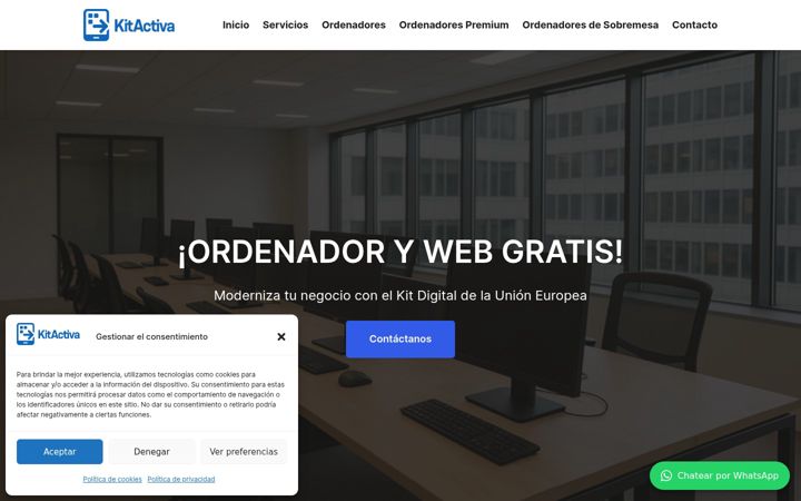 Screenshot of kitactiva.com